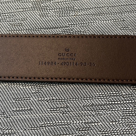 Gucci Beige GG Supreme Belt main image 4